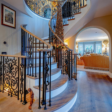 Mediterranean Curved Staircases