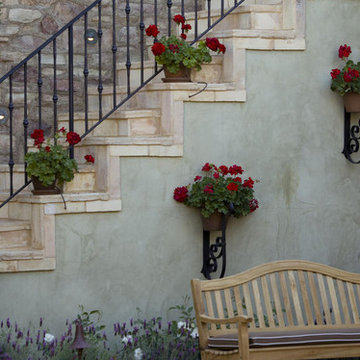 Mediterranean Stone Stairway