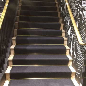 Mellau Carpet Installed to Stairs in Karl Lagerfeld Store