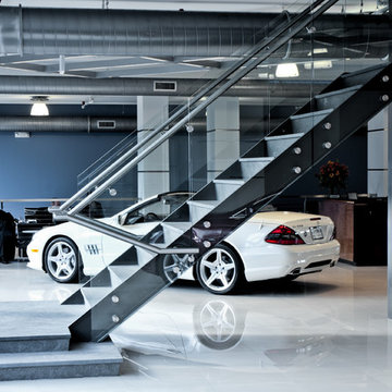 Mercedes-Benz Benzel-Busch dealership - Architectural glass railings