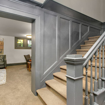 Mercer Island WA | The Symphony House Basement Staircase