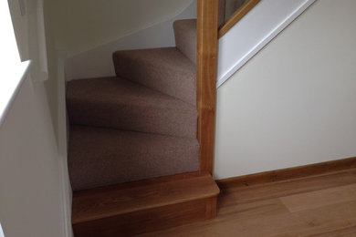 This is an example of a contemporary staircase in Cornwall.