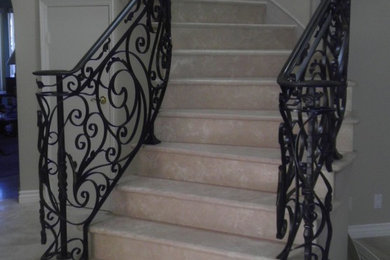 Staircase - mediterranean staircase idea in Orange County