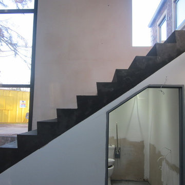 Microscreed Staircase Installation - Resin Floors North East Ltd