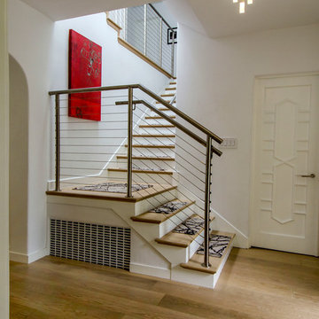 Midcentury modern staircase