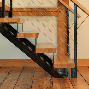 This is an example of a country staircase in Burlington.