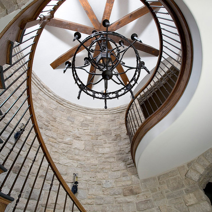 Metal Newel Post Photos & Ideas Houzz