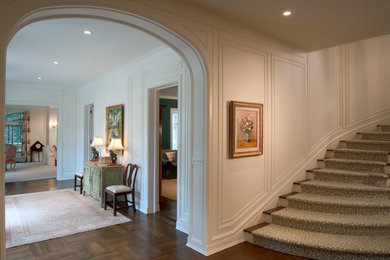 Example of a classic staircase design in Columbus