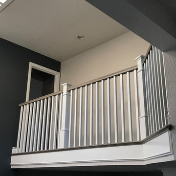 Mission Hills townhome conversion, upper landing