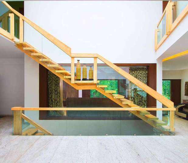 Contemporary Staircase by ARCHITECTURE CONTINUOUS