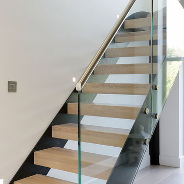 Model 500 Staircase in a Quarter Turn Configuration with Winding Treads