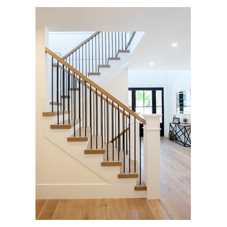 Modern Farmhouse on Vale Court - Farmhouse - Staircase - Vancouver - by ...