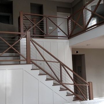 Modern Farmhouse Staircase Remodel - Huntington Beach