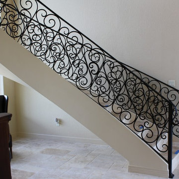 Modern Iron Stair Railing