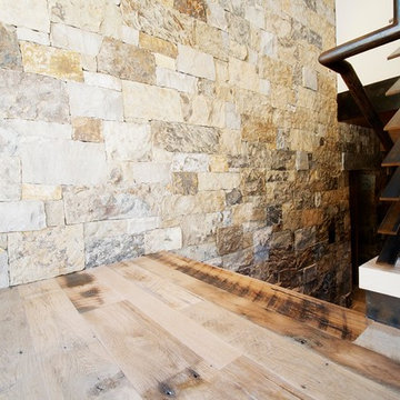 Modern Mountain Home Staircase