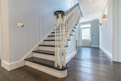 This is an example of a traditional staircase in Kent.