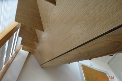 modern oak staircase