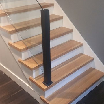 Modern square edge staircase