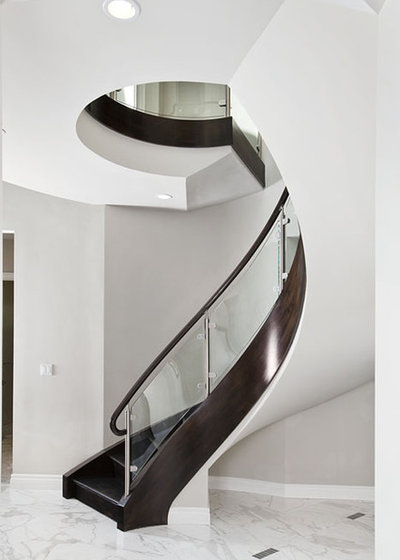 Contemporary Staircase by Mark English Architects, AIA