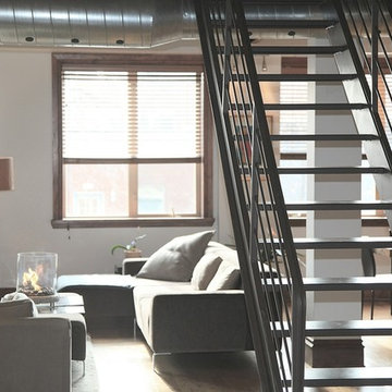 Modern Steel Staircase