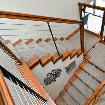 modern steps - beaverton staircase remodel