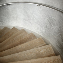 Curved Outside Staircases