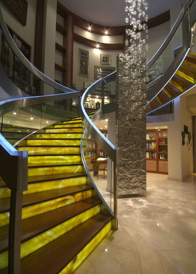 Contemporary Staircase by DIN Interiorismo
