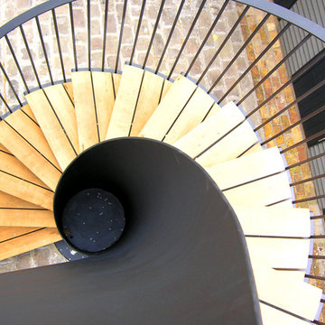Morton House External Spiral Staircase