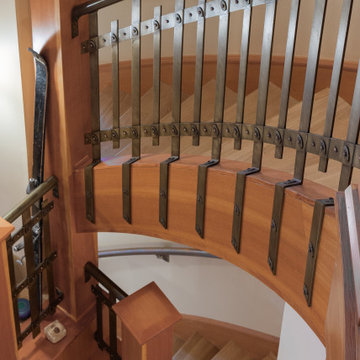 Mountain House - staircase handrails