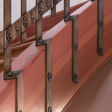 Mountain House - staircase handrails