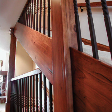 Mountain Steel and Wood Stair