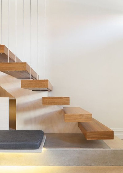 Contemporary Staircase by Master Painters Australia NSW Association Inc
