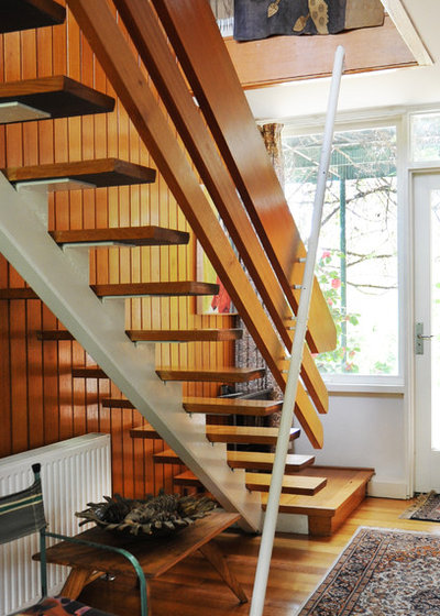 Eclectic Staircase by Luci.D Interiors