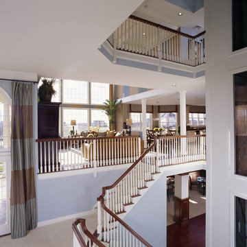 Multi-Level Stairs and Balcony