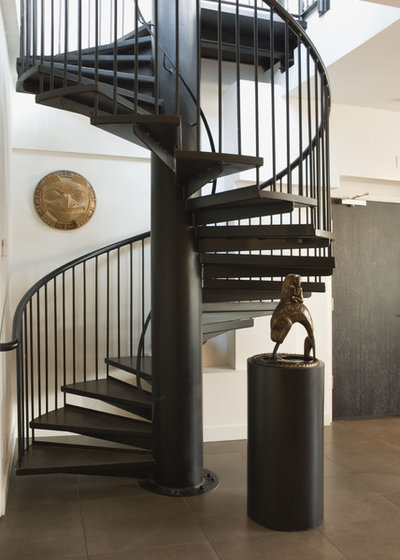 Contemporary Staircase by Heather Merenda