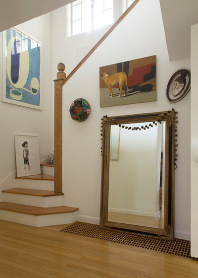 Eclectic Staircase by Margot Hartford Photography
