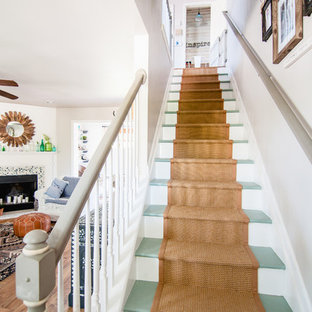 Staircase - cottage staircase idea in Louisville
