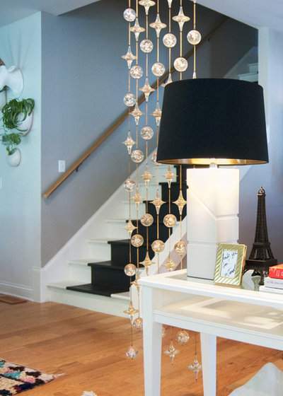 Eclectic Staircase by Adrienne DeRosa