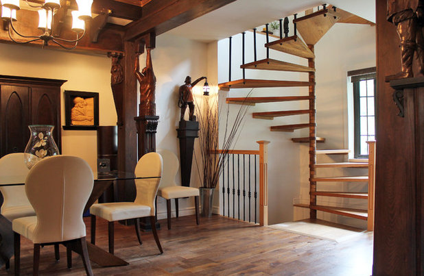 Eclectic Staircase by Laura Garner
