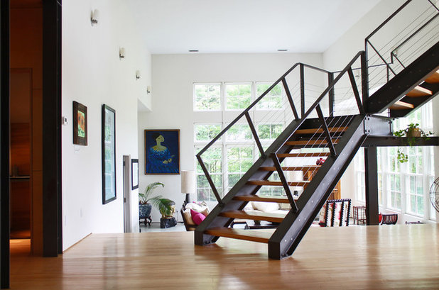 Contemporary Staircase by Laura Garner