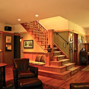 Idées déco pour un escalier craftsman.