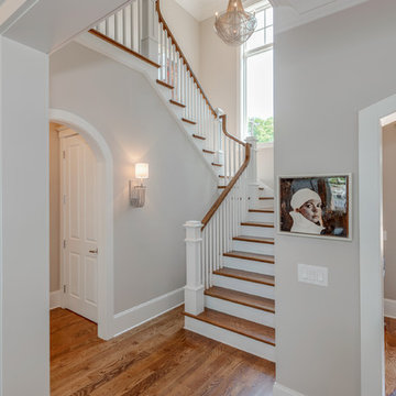 Nantucket Coastal Shaker Staircase