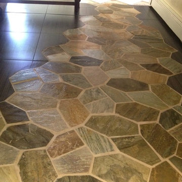 Natural stone passageway