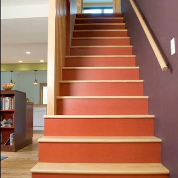 New colorful staircase