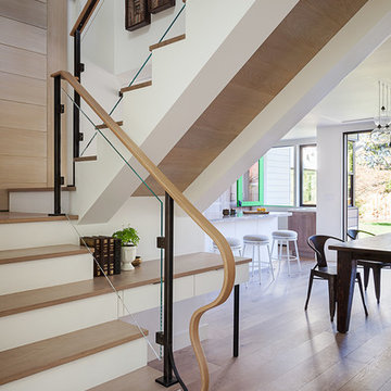 New Custom Staircase with Views Beyond