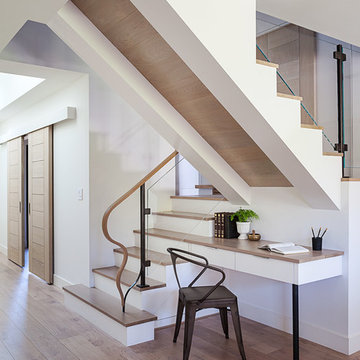 New Custom Stairs and Desk Area
