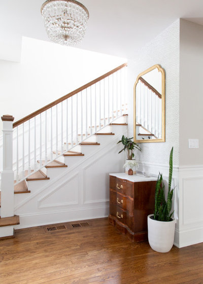 Transitional Staircase by Rachel Loewen Photography