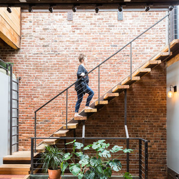 New Stair to Roof Terrace and Large Skylight