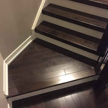 New Staircase & Refinished Floors