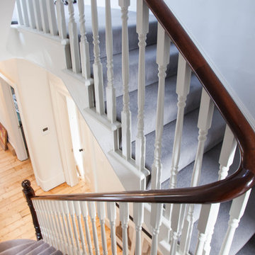 New staircases, Handrails, balustrade and sash Windows | Hampstead Heath